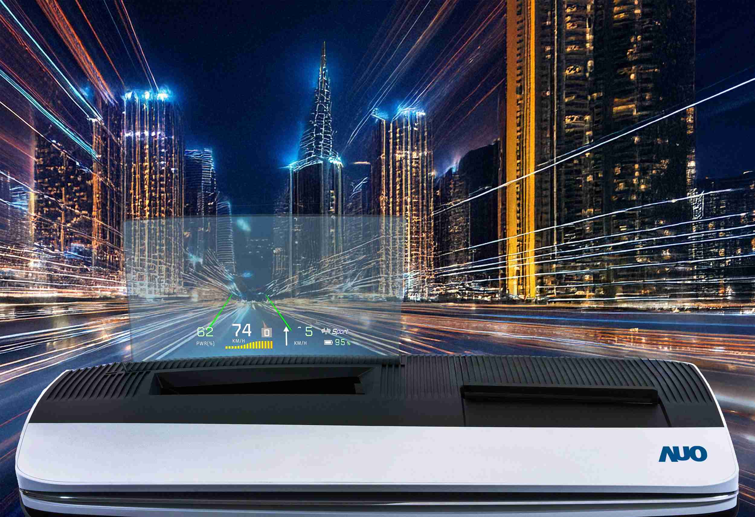 开云电子推出13吋Micro LED抬头显示器，，，提供高入眼亮度、、、、高色彩饱和度的显示质量，，，，在阳光下或黑暗中都清晰可见，，，并利用Micro LED模块体积小的优势，，，解决车用空间有限的痛点